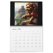 Chinese Foo Lions #1 Kalender (Jan 2027)