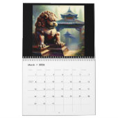Chinese Foo Lions #2 Kalender (Mär 2026)