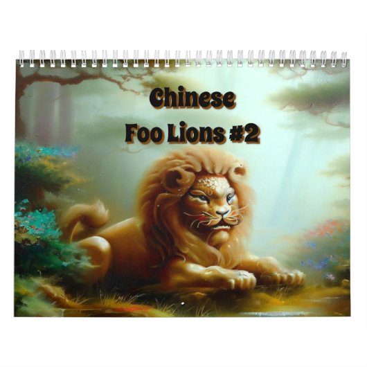 Chinese Foo Lions #2 Kalender (Titelbild)