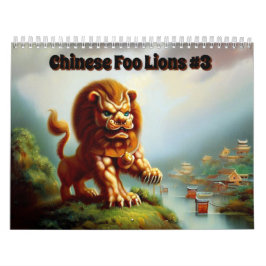 Chinese Foo Lions #3 Kalender