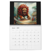 Chinese Foo Lions #3 Kalender (Mär 2027)
