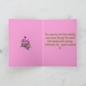 Chinese Horned Dragon Mythical Flood Making Karte (Innenseite)