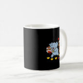 Chinese Horse Elephant Funny Kids Mens Womens Happ Kaffeetasse (VorderseiteRechts)