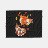 Chinese Horse Otter Funny Kids Mens Womens Happy N Fleecedecke (Vorderseite (Horizontal))