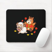 Chinese Horse Sheep Funny Kids Mens Womens Happy N Mousepad (Mit Mouse)