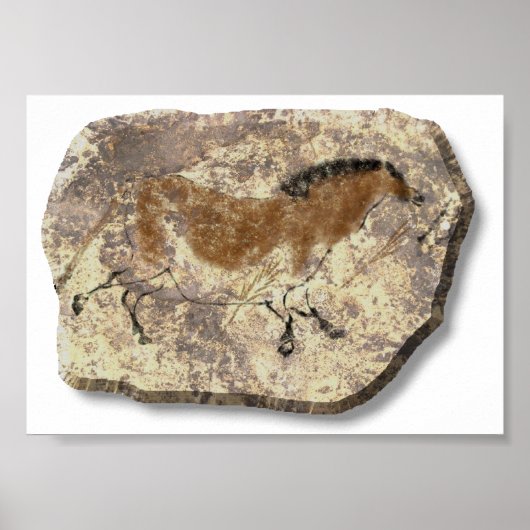 Chinese Horse stone poster (Vorne)