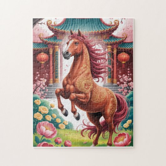 Chinese horse year  puzzle (Vertikal)