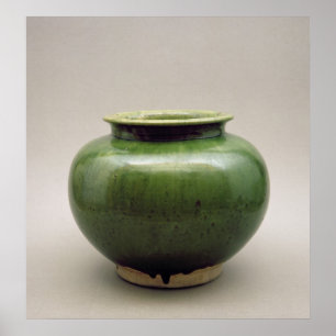 Chinese jar, Yueh ware, Six Dynasties Poster