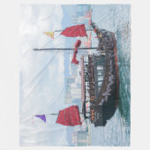 CHINESE JUNK FLEECEDECKE (Vorderseite)