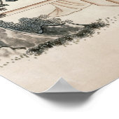 Chinese ladies in a garden poster (Ecke)