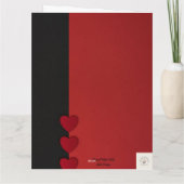 Chinese Love Card  Dankeskarte (Rückseite)