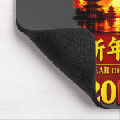 Chinese Lunar New Year 2026 Horse Fire Design Mousepad (Ecke)