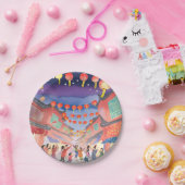 Chinese Lunar New Year | Celebration Watercolor Pappteller (Party)