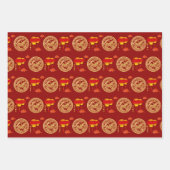 Chinese Lunar New Year Horse 2026 3WpS2 Geschenkpapier Set (Vorderseite 2)