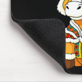 Chinese Lunar New Year Lion Dance Cute Horse China Mousepad (Ecke)