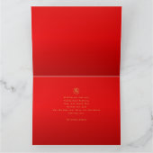 Chinese lunar New Year - Year of the Horse 2026 Karte (Innenseite)