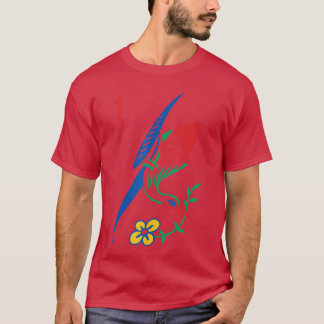 Chinese Mahjong Gameile One Bamboo Sozu Bird Mens  T-Shirt