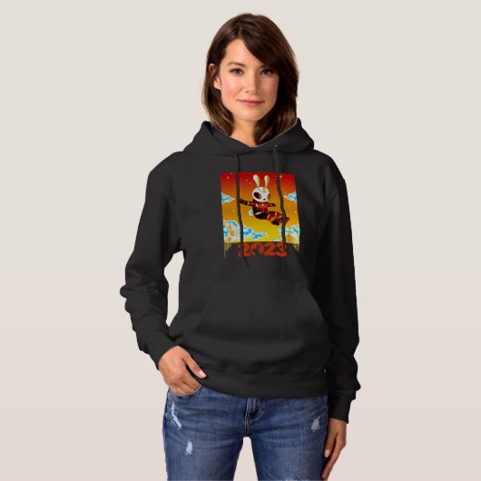 Chinese New Year 2023 Year Of The Rabbit 2023 Wome Hoodie (Vorne ganz)