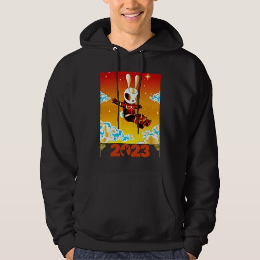 Chinese New Year 2023 Year Of The Rabbit 2023 Wome Hoodie (Vorderseite)