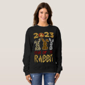 Chinese New Year 2023 Year Of The Rabbit Lunar New Sweatshirt (Vorne ganz)