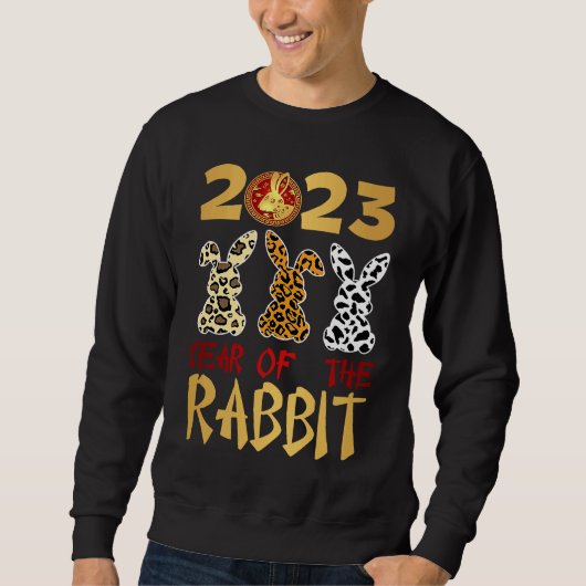 Chinese New Year 2023 Year Of The Rabbit Lunar New Sweatshirt (Vorderseite)