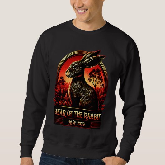 Chinese New Year 2023 Zodiac Lunar New Year Of The Sweatshirt (Vorderseite)