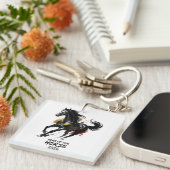 Chinese New Year 2026 Horse Art Schlüsselanhänger (Vorderseite rechts)