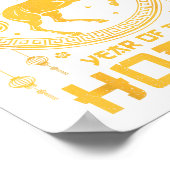 Chinese New Year 2026 Horse Happy Chinese New Year Poster (Ecke)