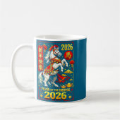 Chinese New Year 2026 Horse Year Lunar Zodiac Kaffeetasse (Links)