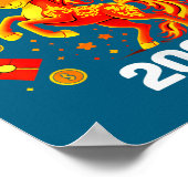 Chinese New Year 2026 Year Of The Fire Horse  Poster (Ecke)