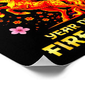 Chinese New Year 2026 Year Of The Fire Horse  Poster (Ecke)