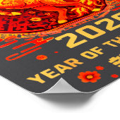 Chinese New Year 2026 Year Of The Fire Horse Poster (Ecke)