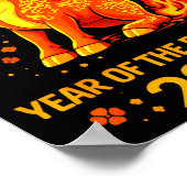 Chinese New Year 2026 Year Of The Fire Horse  Poster (Ecke)