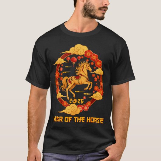 Chinese New Year 2026 Year Of The Horse 2026  T-Shirt (Vorderseite)