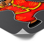 Chinese New Year 2026 Year Of The Horse Cool Dabbi Poster (Ecke)