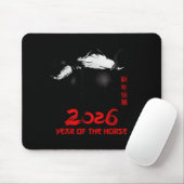 Chinese New Year 2026 Year Of The Horse Happy Luna Mousepad (Mit Mouse)