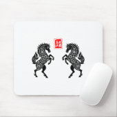 Chinese New Year 2026 Year Of The Horse Lunar New Mousepad (Mit Mouse)