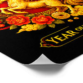 Chinese New Year 2026 Year Of The Horse Lunar New  Poster (Ecke)