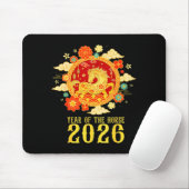 Chinese New Year 2026 Year Of The Horse Mousepad (Mit Mouse)