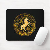 Chinese New Year 2026 Year Of The Horse Mousepad (Mit Mouse)