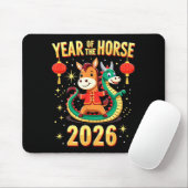 Chinese New Year 2026 Year Of The Horse Mousepad (Mit Mouse)