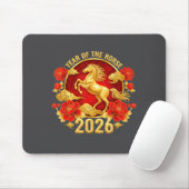 Chinese New Year 2026 Year Of The Horse Mousepad (Mit Mouse)