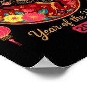 Chinese New Year 2026 Year Of-the Horse Poster (Ecke)