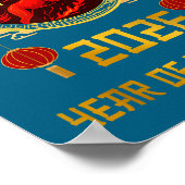 Chinese New Year 2026 Year Of The Horse  Poster (Ecke)