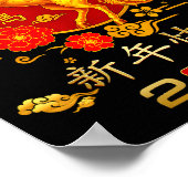 Chinese New Year 2026 Year Of The Horse  Poster (Ecke)