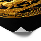 Chinese New Year 2026 Year Of The Horse  Poster (Ecke)