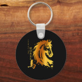 Chinese New Year 2026 Year Of The Horse Schlüsselanhänger (Vorderseite)