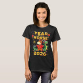 Chinese New Year 2026 Year Of The Horse T-Shirt (Vorne ganz)