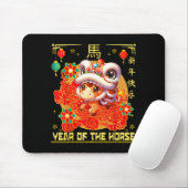 Chinese New Year 2026 Zodiac Year Of Horse For Kid Mousepad (Mit Mouse)