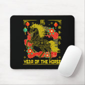 Chinese New Year 2026 Zodiac Year Of Horse For Kid Mousepad (Mit Mouse)